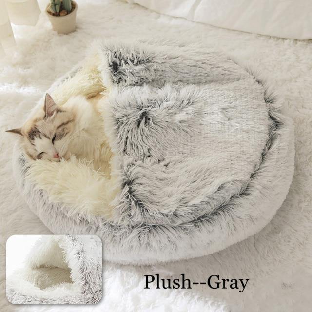 New Pet Dog Cat Round Plush Bed - 76thLane 